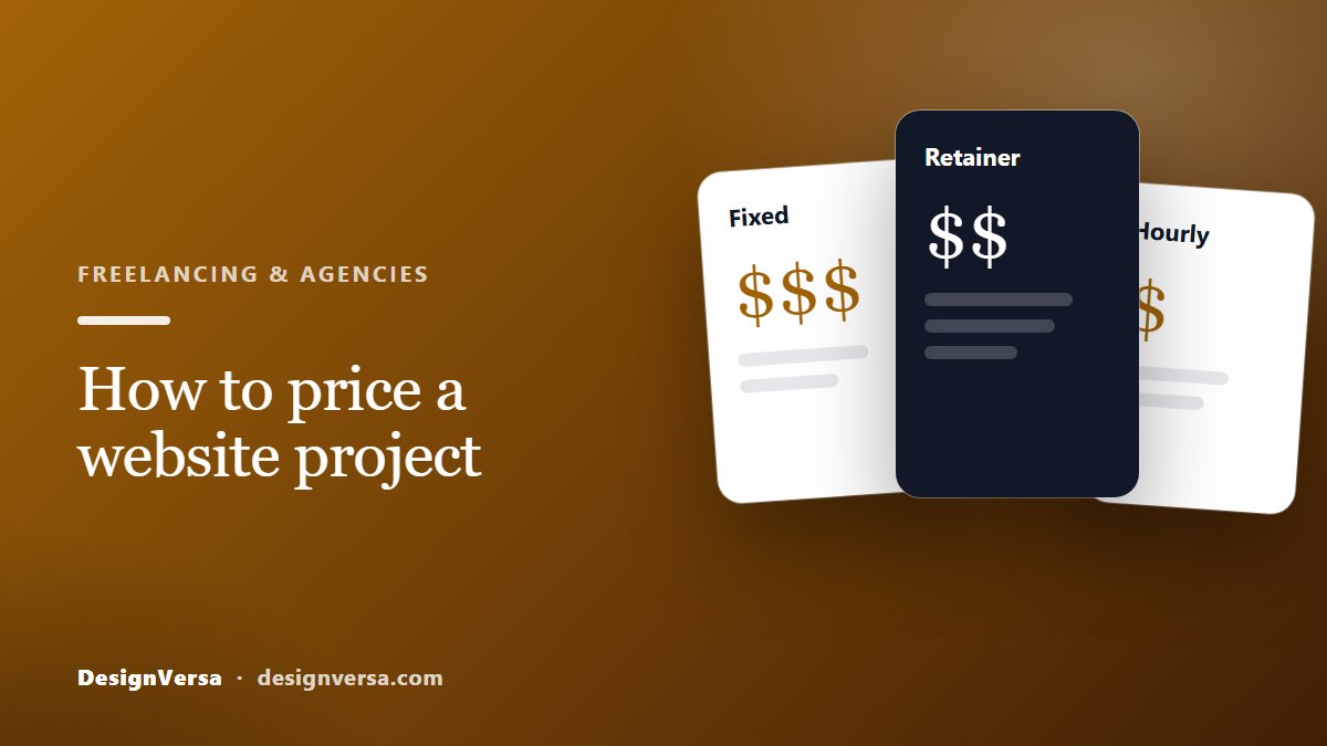 How to Price a Website Project: Fixed Price, Hourly or Retainer?