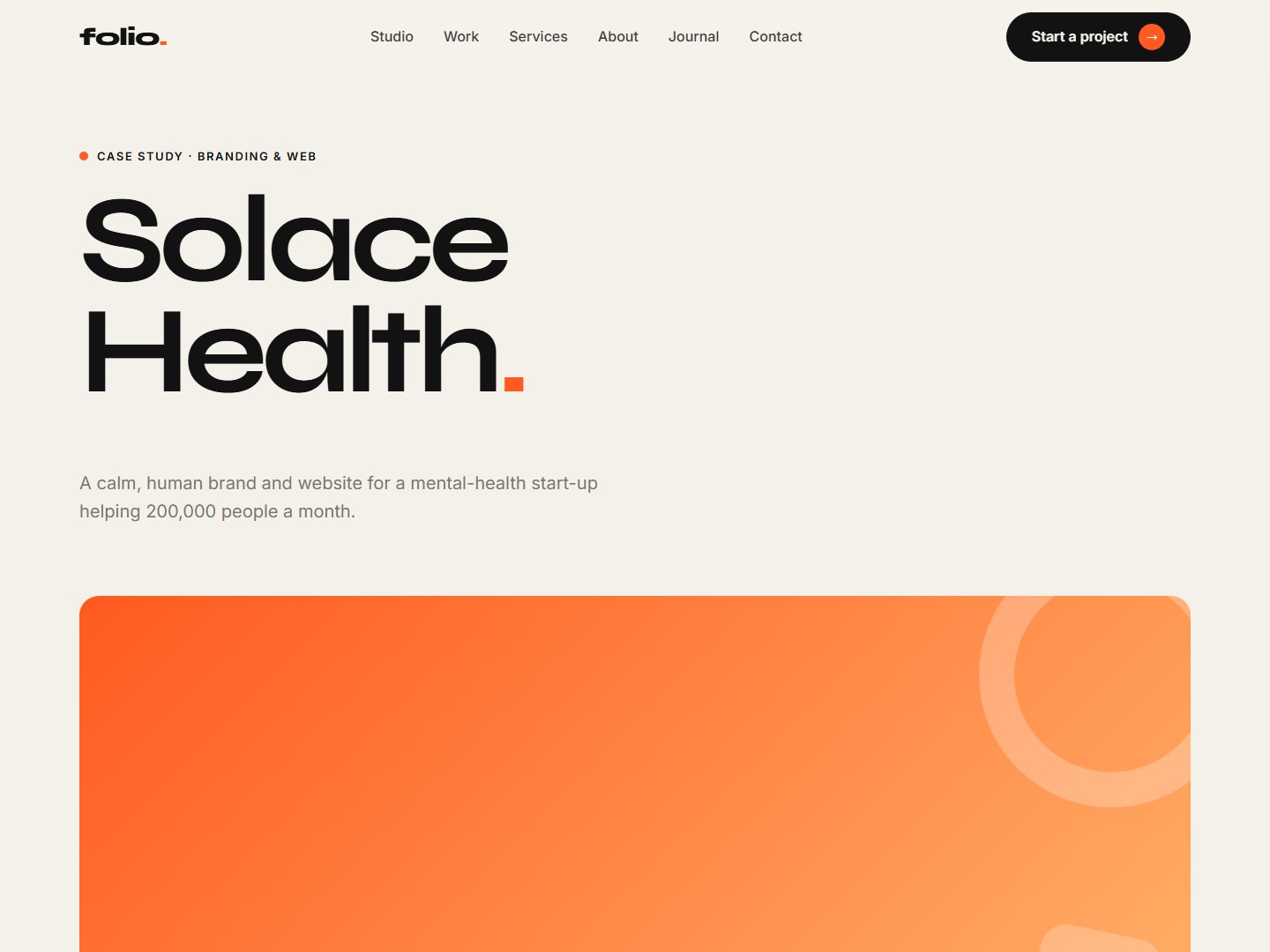 Folio – Creative Agency & Portfolio HTML Template