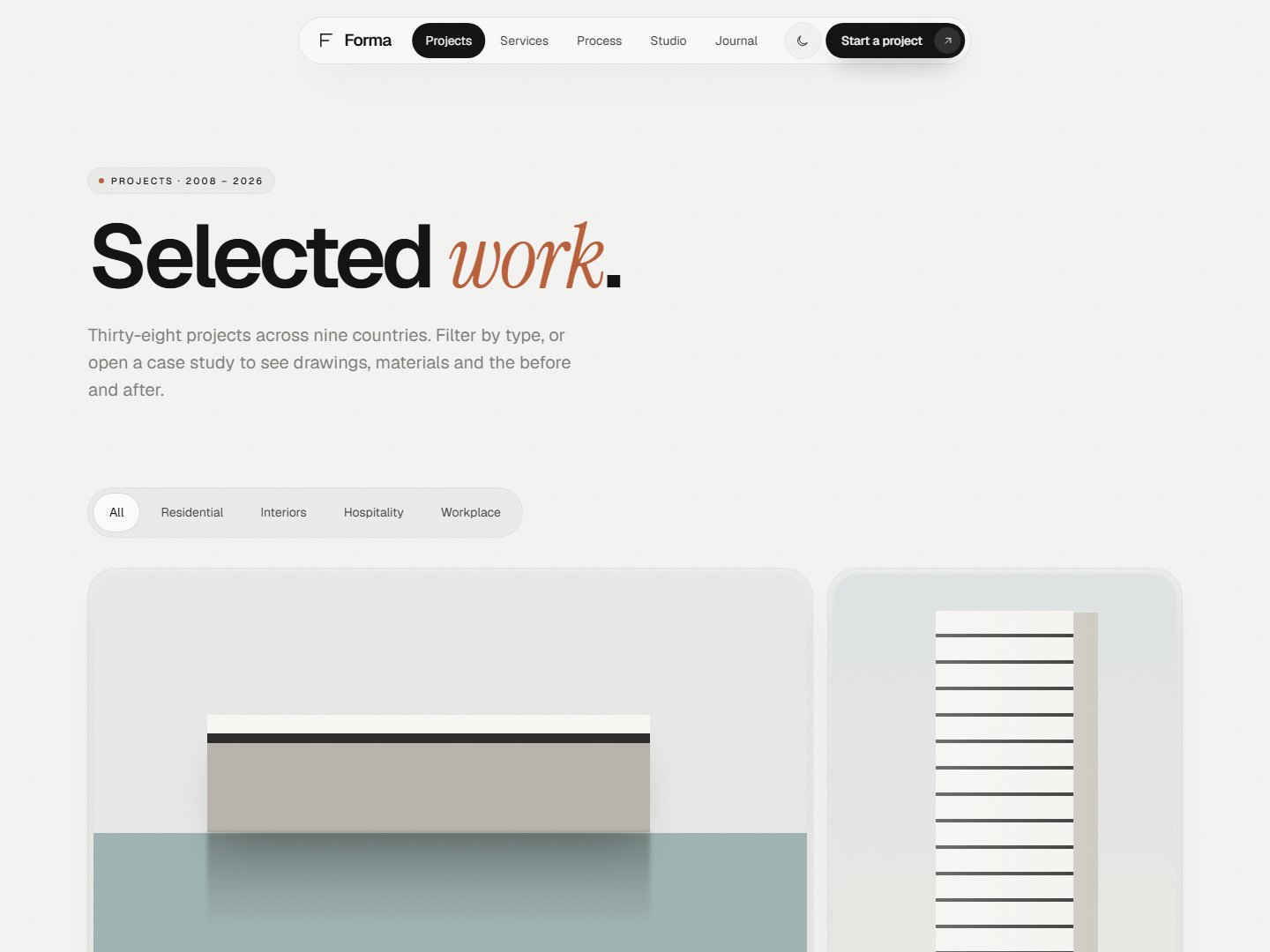 Forma – Architecture & Interior Studio HTML Template