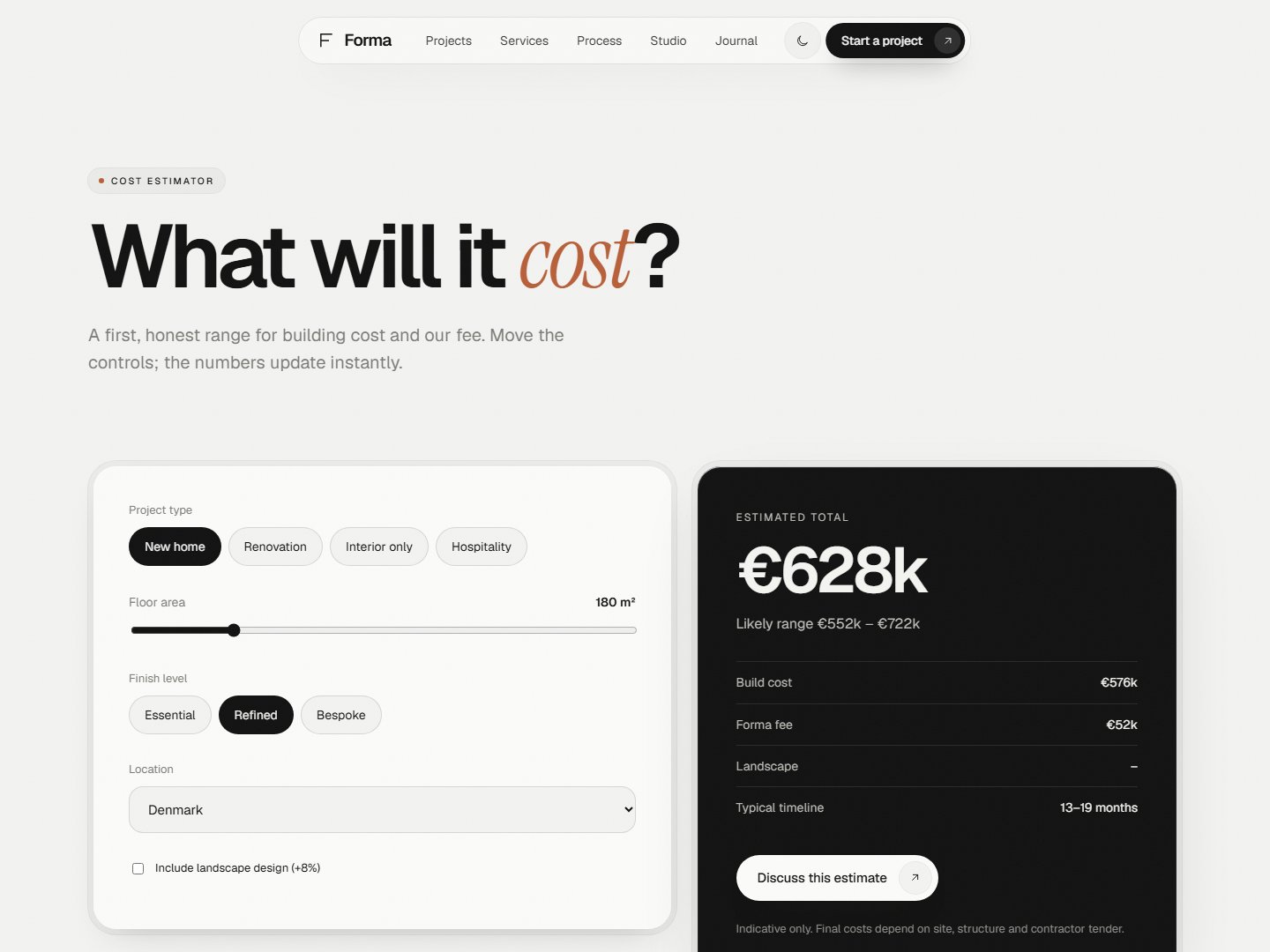 Forma – Architecture & Interior Studio HTML Template