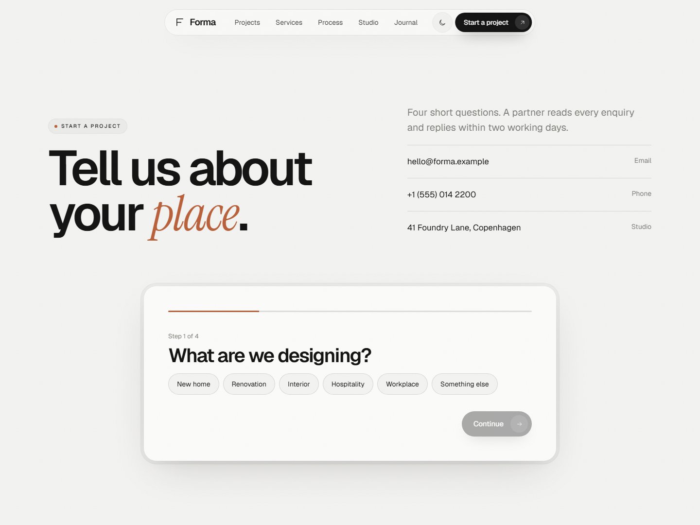 Forma – Architecture & Interior Studio HTML Template