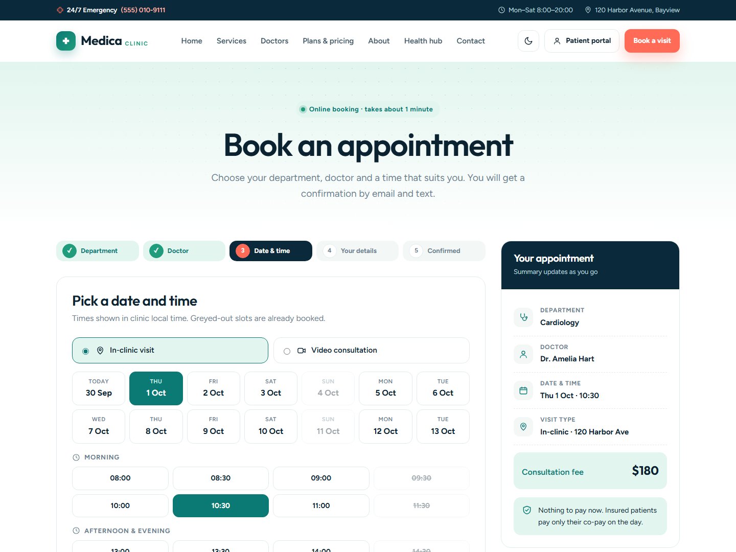 Medica – Medical & Dental Clinic HTML Template