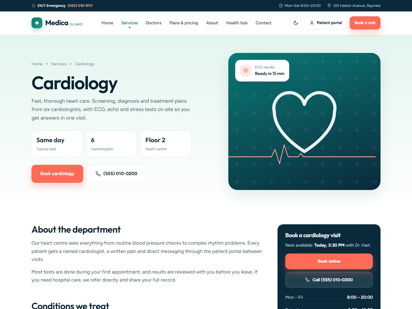 Medica – Medical & Dental Clinic HTML Template