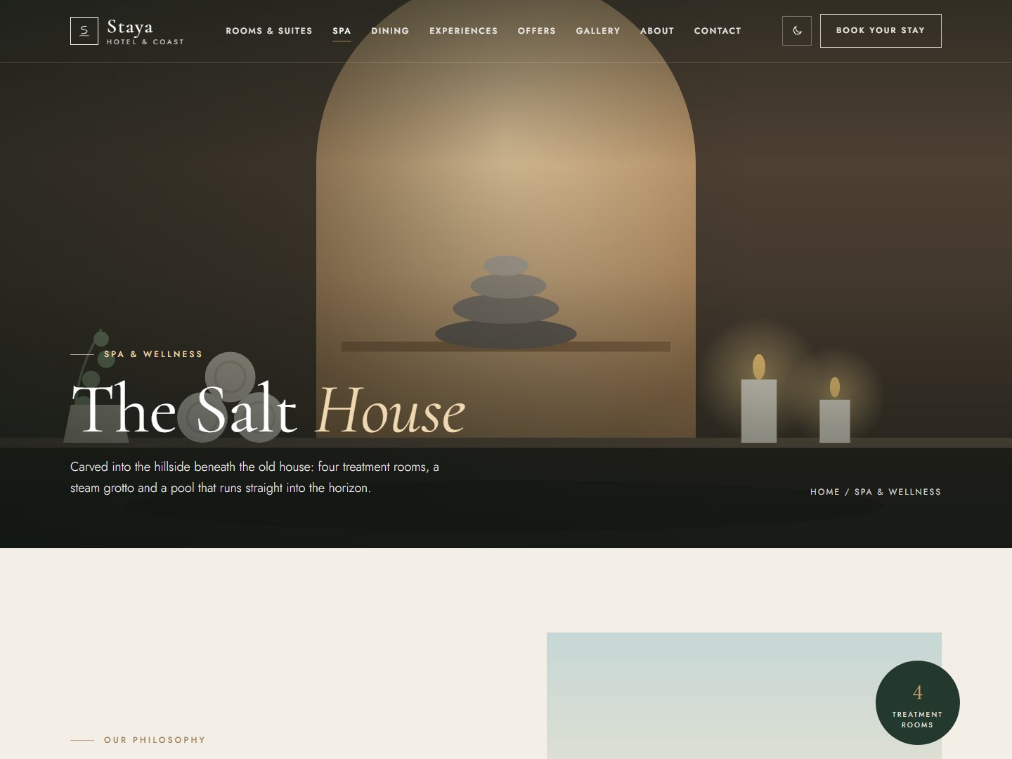 Staya – Boutique Hotel & Resort HTML Template