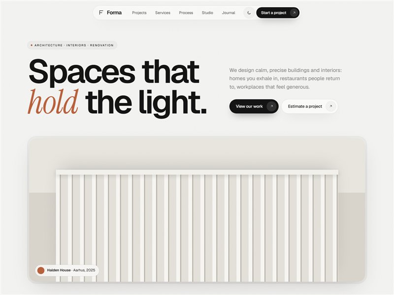Forma – Architecture & Interior Studio HTML Template