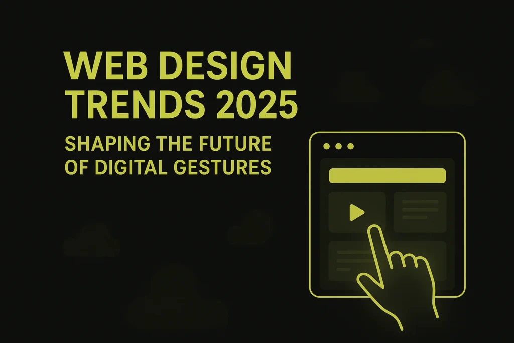 Web Design Trends 2025 Shaping the Future of Digital Gest